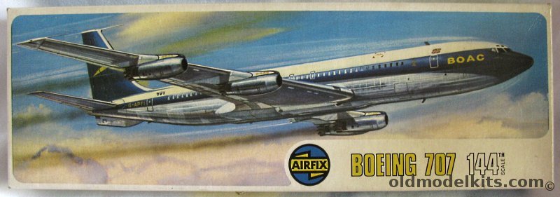 Airfix 1/144 Boeing 707 - BOAC Airlines, SK600 plastic model kit